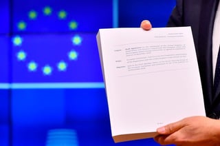 Picture of Brexit withdrawal agreement