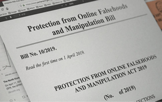 Picture of Protection from Online Falsehoods and Manipulation Act 2019