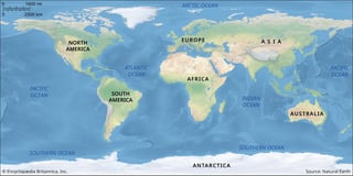 Picture of World map
