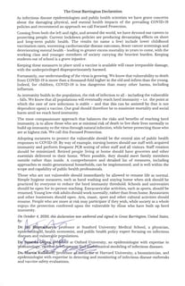 Picture of Great Barrington Declaration