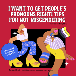 Picture of misgendering