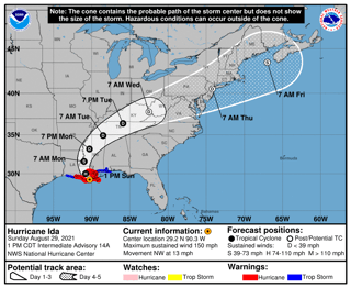 Picture of Hurricane Ida