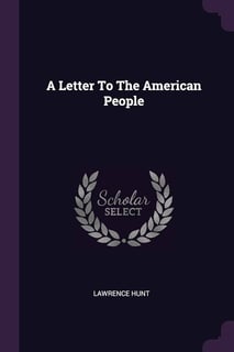 Picture of Letter to the American people