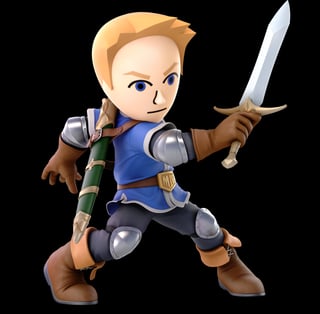Picture of swordfighter