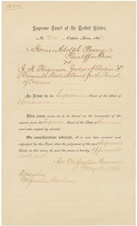 Picture of Plessy v. Ferguson