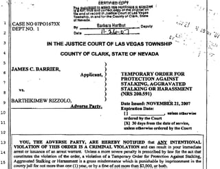 Picture of Restraining order