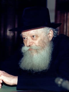 Picture of Menachem Mendel Schneerson