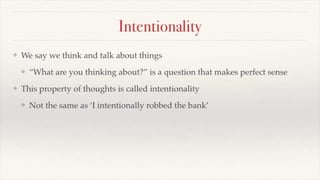 Picture of Intentionality