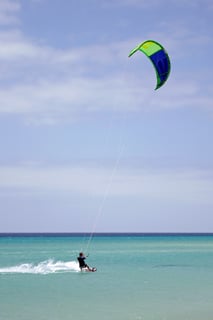 Picture of kite surfing