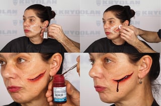 Picture of prosthetic makeup