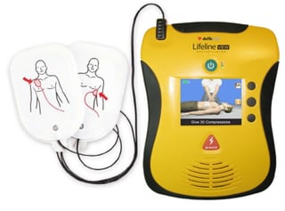 Picture of automated external defibrillator