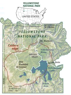 Picture of Yellowstone Caldera