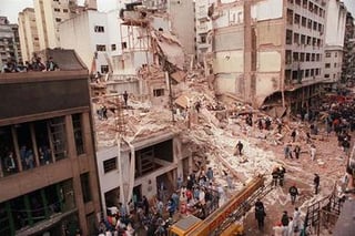 Picture of AMIA bombing