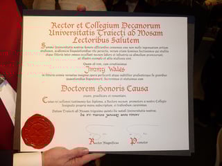 Picture of Honorary degree