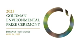 Picture of Goldman Environmental Prize