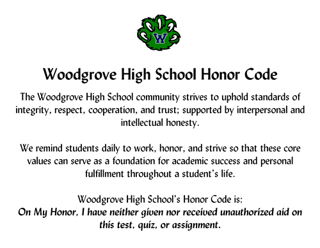 Picture of Academic honor code