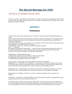 Picture of Special Marriage Act, 1954