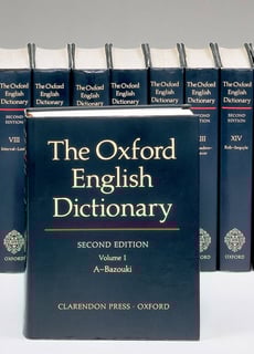Picture of Oxford English Dictionary