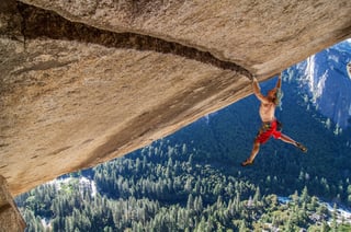 Picture of Free solo climbing