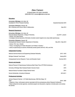 Picture of Curriculum vitae