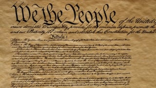 Picture of Constitution of the United States