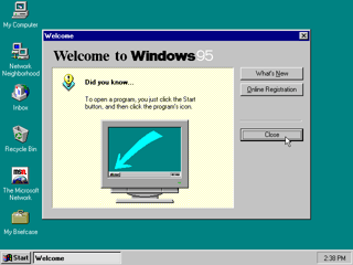 Picture of Windows 95