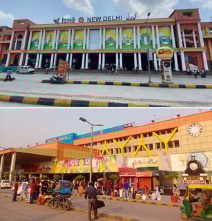 Picture of New Delhi railway station