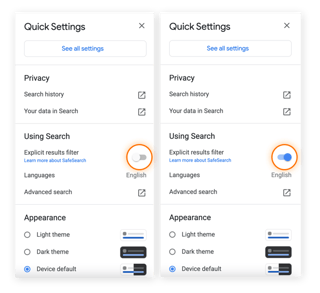 Picture of SafeSearch