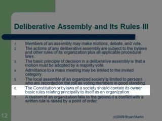 Picture of Deliberative assembly