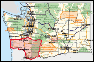 Picture of Washington's 3rd congressional district