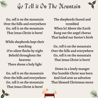 Picture of Go Tell It on the Mountain