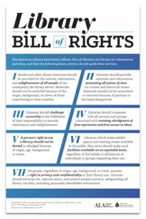 Picture of Library Bill of Rights