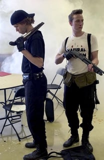 Picture of Columbine High School massacre