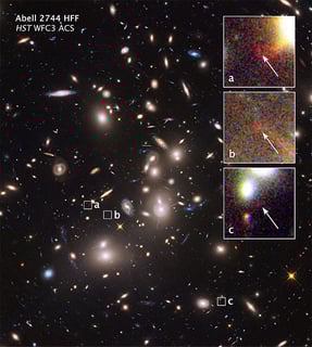 Picture of Galaxy cluster