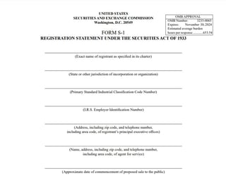 Picture of Form S-1