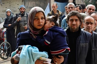 Picture of Palestinian refugees