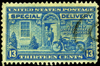 Picture of Express mail in the United States