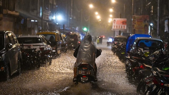 Mumbai rain live updates: Five hours of heavy rainfall in Mumbai, India's financial capital which is the costliest real estate market in the country where apartments are sold for almost  ₹1.50 lakh per sq ft and above, caught citizens returning from office unawares. 