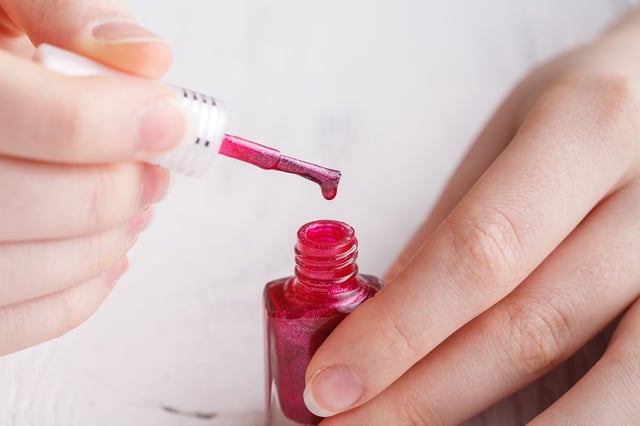 Nail polish is one of many products used for "chroming," the practice of getting high by inhaling hydrocarbons.