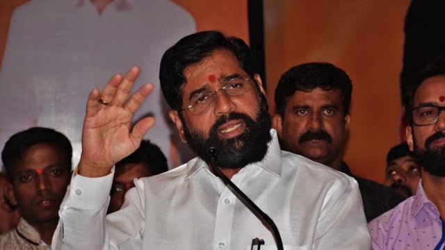Maharashtra chief minister Eknath Shinde. (HT PHOTO)