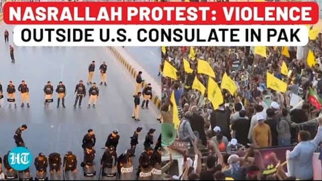 Nasrallah: Violence In Pakistan Outside US Consulate; Protestors, Police Clash | Hezbollah