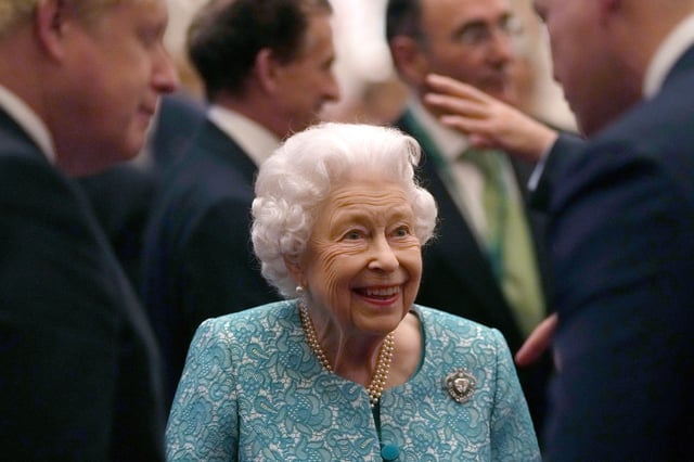 Queen Elizabeth II With Boris Johnson