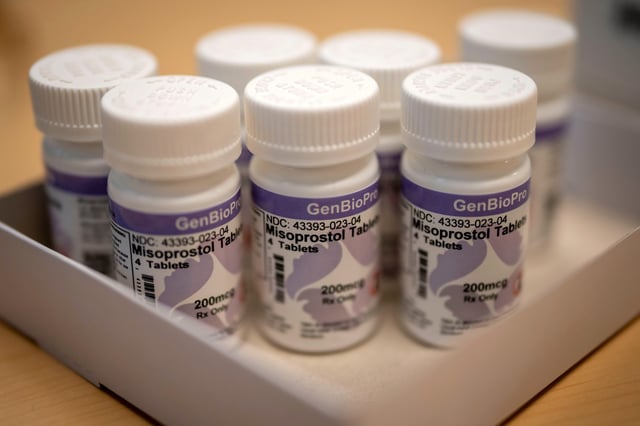 Misoprostol tablets at the Planned Parenthood clinic in Ames, Iowa, on July 18, 2024.