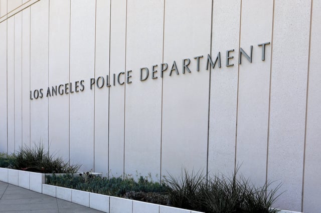 LOS ANGELES - SEPTEMBER 10:  Los Angeles Police Department Headquarters in Los Angeles, California on September 10, 2017.  (Photo By Raymond Boyd/Getty Images)
  
