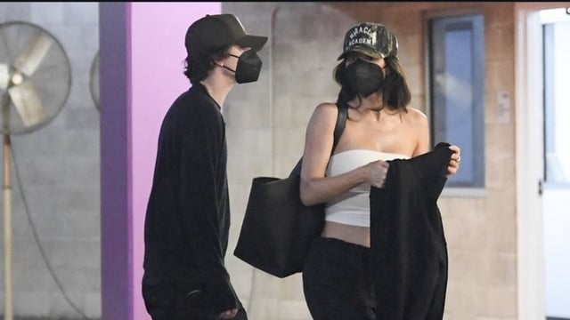 Kylie Jenner and Timothée Chalamet step out together after months for a movie date in Los Angeles. 