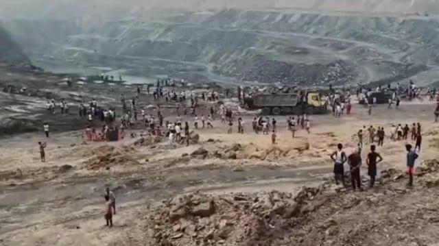 A blast at Bhadulia Block coal mine claims several lives in Birbhum district of West Bengal on Monday.
