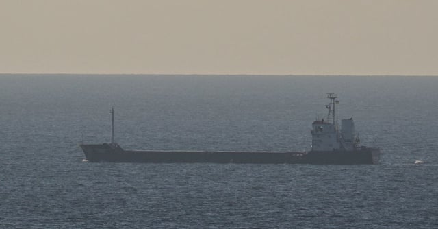 Palau-flagged general cargo vessel Resilient Africa loaded with grain, leaves the sea port of Chornomorsk, amid Russia's attack on Ukraine, near Odesa, Ukraine September 19, 2023. REUTERS/Stringer