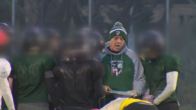 Kelsey McKay taught gym class and coached football at both Churchill High School and Vincent Massey Collegiate. 