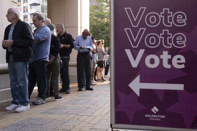 Voters Cast Their Ballot Early in Arlington