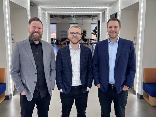 TensorWave's co-founders. From left to right: Jeff Tatarchuk, Darrick Horton and Piotr Tomasik.